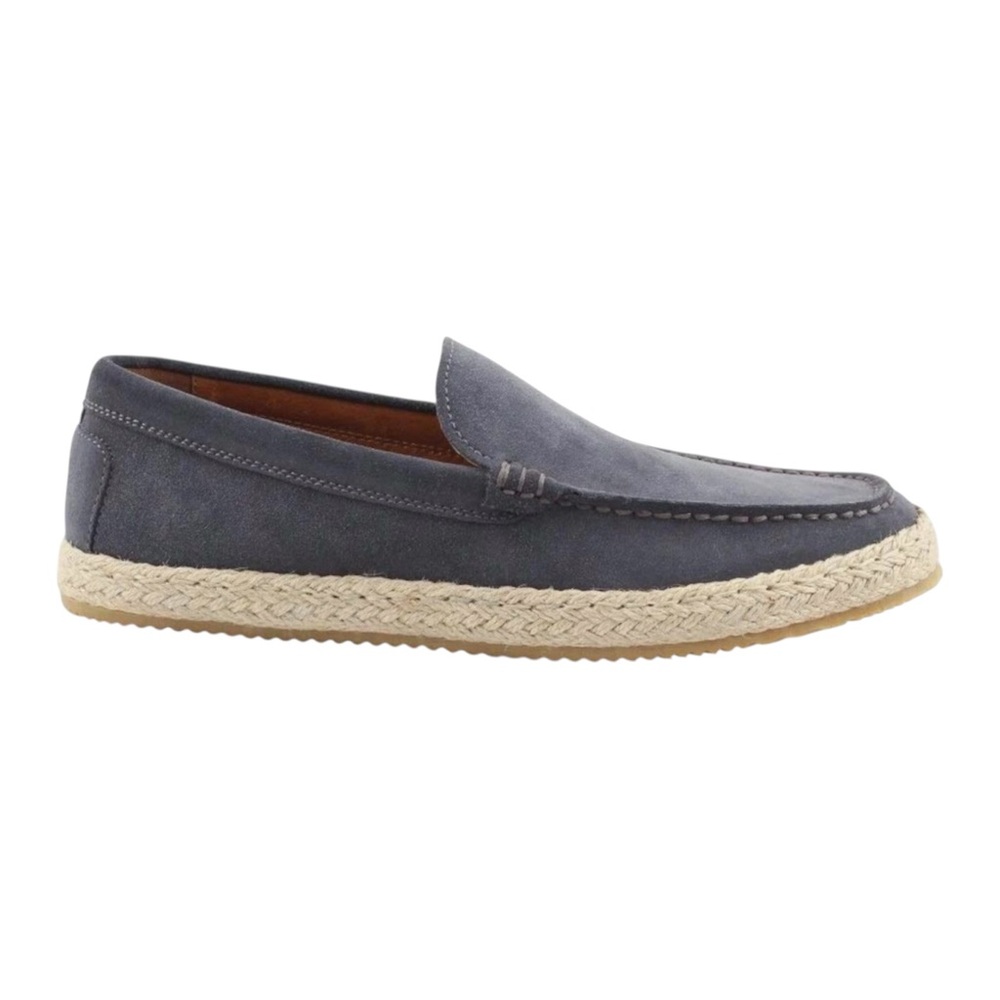 Blake McKay C11 Mens Navy Blue Suede Espadrille Loafers Size 10.5 Slip On Shoes